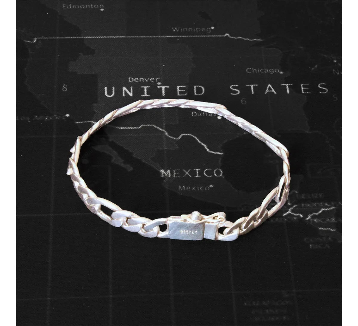 Pulsera Esclava Plata 925 Hombre Mujer Unisex 21cm Joyería