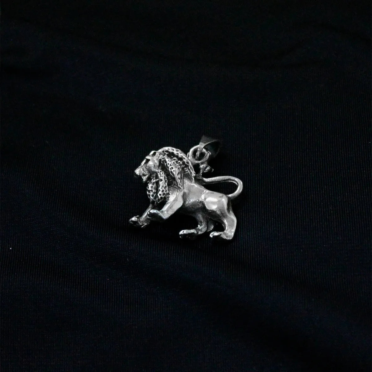 Dije León Plata 925 Collar Hombre Mujer Cordón Piel Regalo