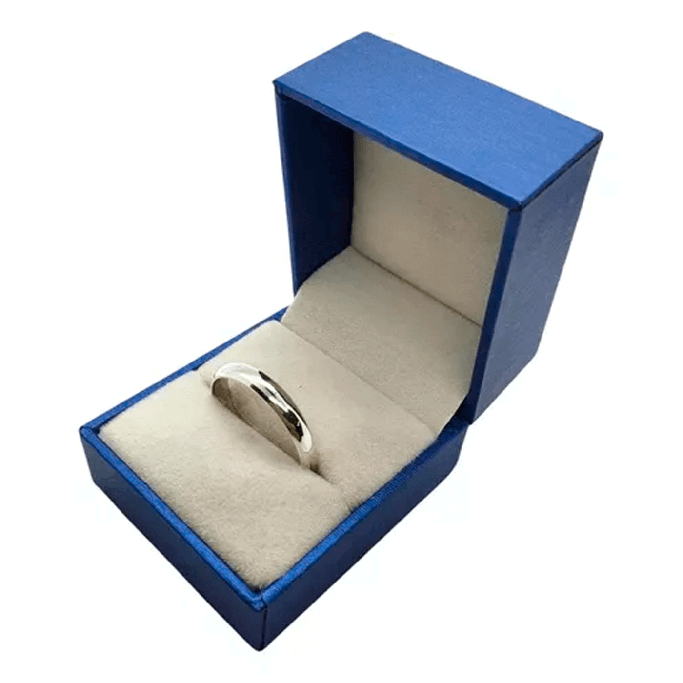 Anillo de Matrimonio Plata 925 Unisex 4 mm | Argolla Clásica Confort Hecha en Taxco